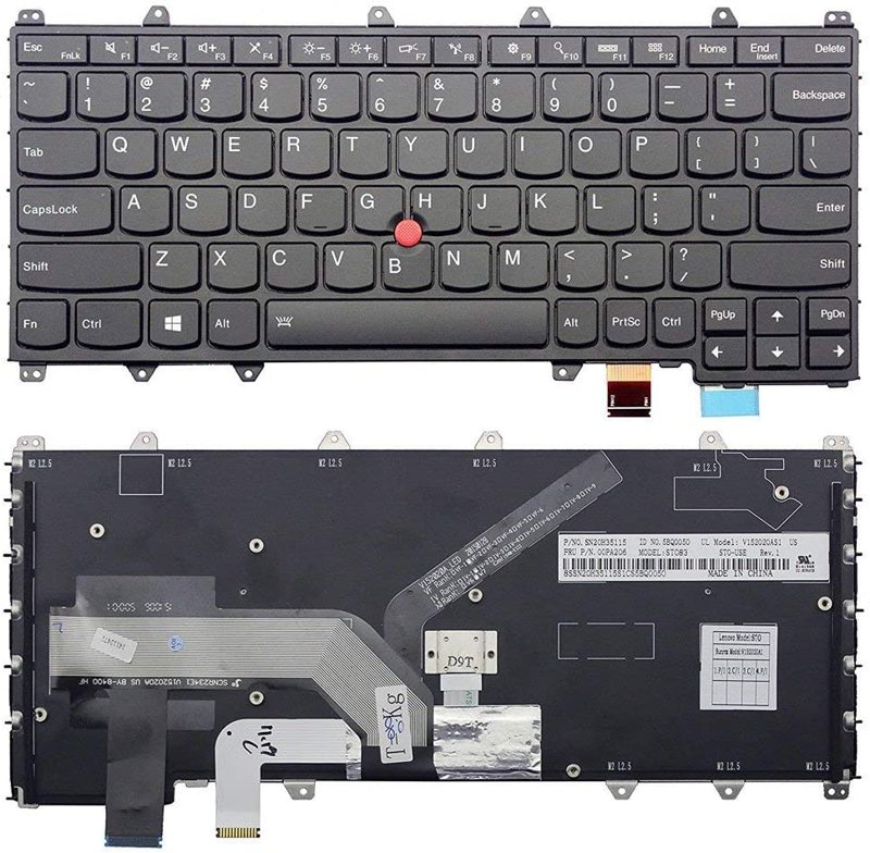 Lenovo Yoga 370 Light Backlight Keyboard Replacement US Layout