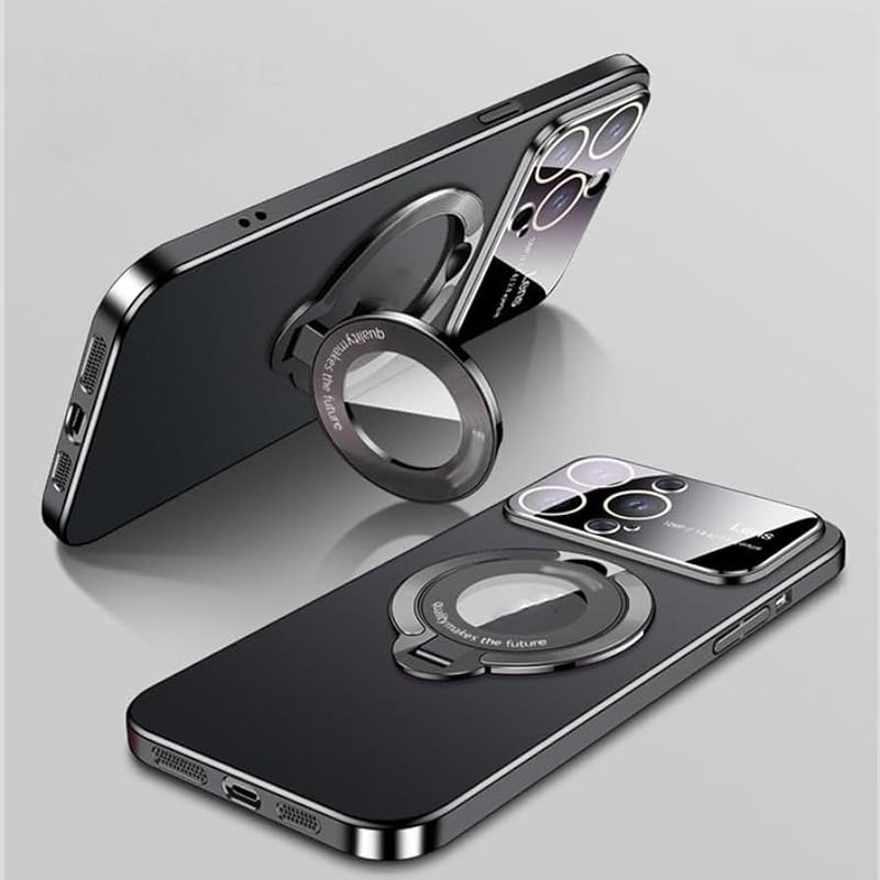 iPhone 12 Pro Max Bontezz Phone Case with Magnetic O Ring Bracket Magnetic Stand