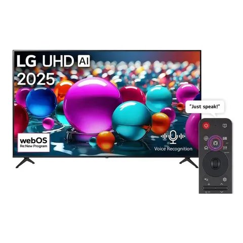 LG 43 Inch UA85 UHD 4K Smart TV AI Magic Remote a7 AI Processor Gen8 webOS25 43UA85006LA