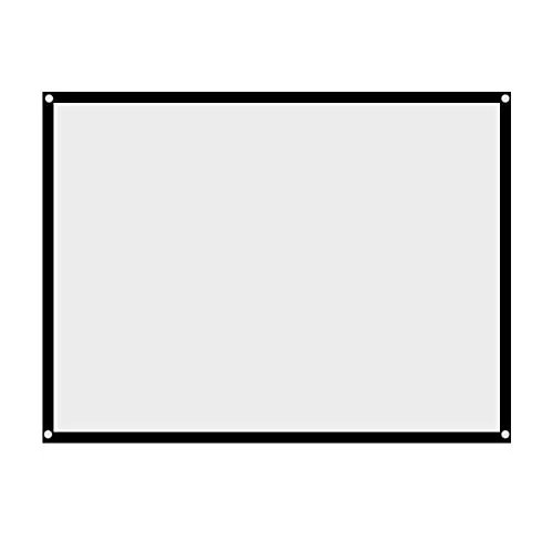 100" Simple Foldable Projector Cloth Screen White