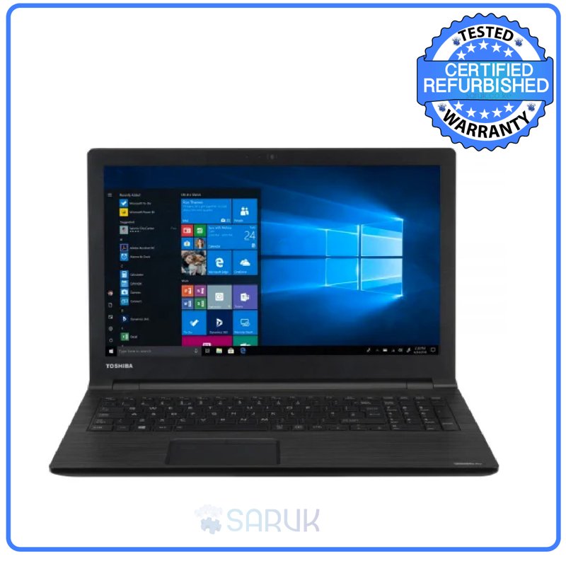 Toshiba Satellite Pro A50-A series 4th Gen Intel Core i3 @2.4GHz 4GB RAM 320GB HDDD 15.6 HD Display Certified Ex Uk 6 Months Warranty