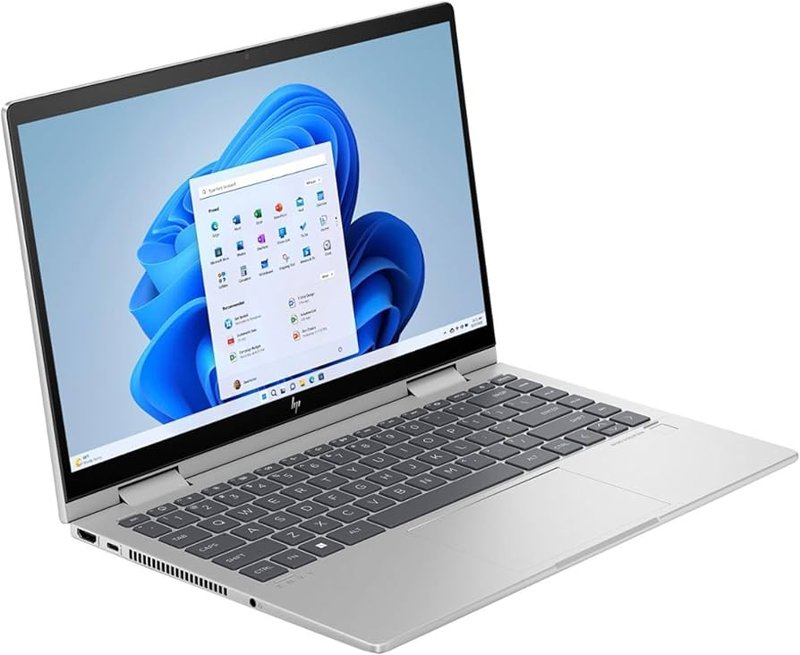 HP Envy 14 X360 14-es1023dx  2-in-1 Intel Core 7 15th Generation 5.4GHz 16GB RAM 512GB SSD 14" FHD IPS TouchScreen Webcam Fingerprint Bluetooth Wi-Fi Windows 11 Home Intel Iris Silver 1 Year Manufacturer Warranty