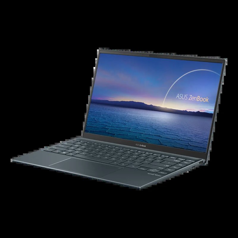 ASUS ZenBook 14 UX425EA-KI979W Intel Core i7 1165G7 14" FHD 8GB LPDDR4X RAM 512GB M.2 NVMe PCIe 3.0 SSD Windows 11 Home HD Camera with IR Function Backlit Chiclet Keyboard Pine Grey 1 Year Warranty