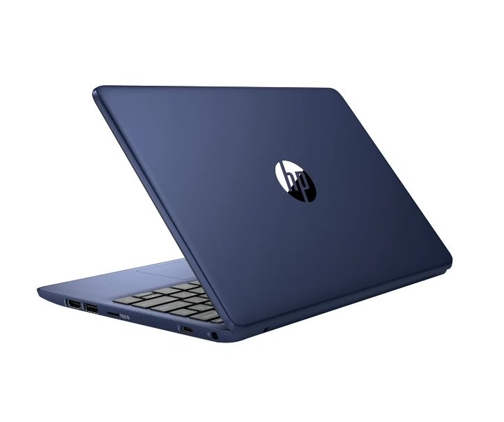 HP Stream 11-ak0029na Intel Celeron N4020 1.1GHz Up to 2.8GHz  4GB DDR4-2400 MHz RAM 64GB eMMC Plus SanDisk 128GB SD Card 11.6" HD Display Intel UHD Graphics 600 Dual Speakers-Blue