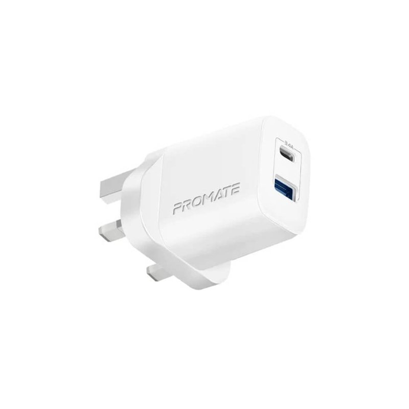 Promate BiPlug-2 Dual Port Charger