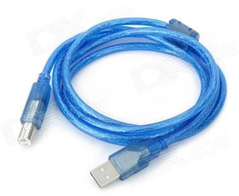 Generic Universal USB Printer Cable 1.5M - Blue