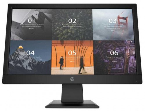 HP P19B G4 18.5" HD Monitor VGA HDMI WXGA LED Black