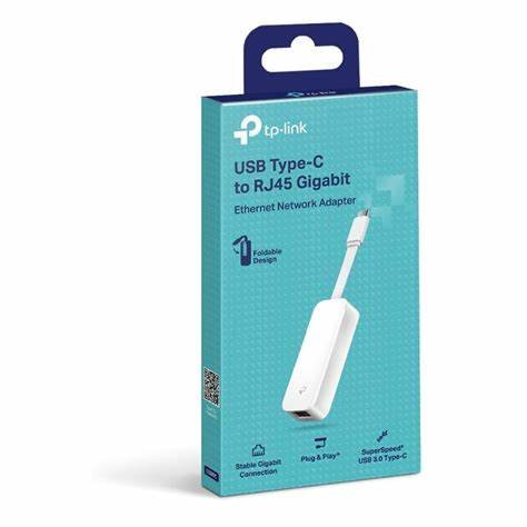 TP-link UE300C USB Type-C to RJ45 Gigabit Ethernet Network Adapter Plug and Play - TL-UE300C