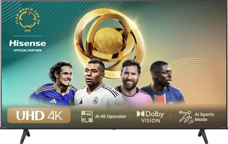 Hisense 55" UHD 4K- Dolby Vision Game Mode Plus Smooth Motion with MEMC 55A61N