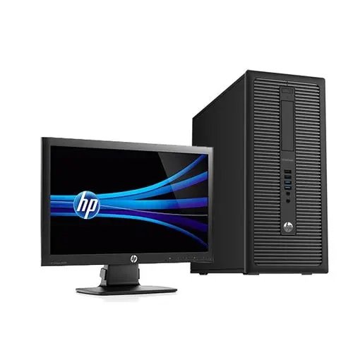 HP EliteDesk 800 G2 Tower PC 6th Gen Intel Core i3 8GB DDR4 RAM 500GB HDD DVD-RW FreeDOS CPU Keyboard Mouse Plus 22" LG Ex UK Monitor 6 Months Warranty