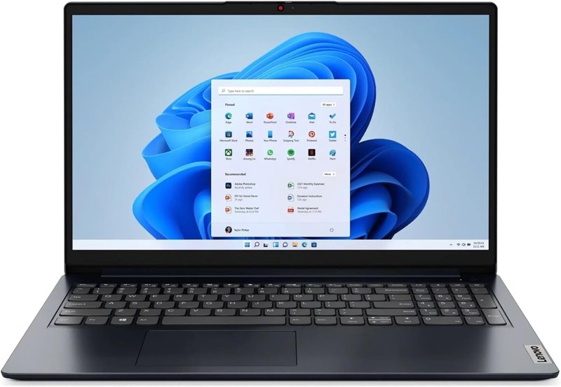 Lenovo IdeaPad 1 15AHN7 AMD Ryzen 5 7520U 16GB RAM 512GB M.2 PCIe NVMe SSD 15.6" FHD Anti-glare Display AMD Radeon 610M Graphics 720P HD Camera Brand New 1 Dealership Warranty