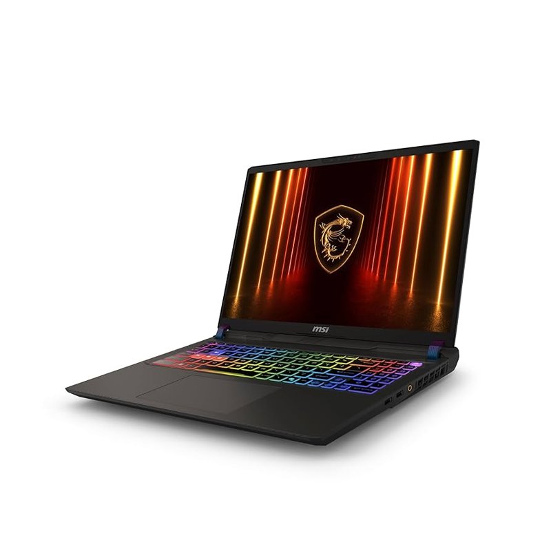 MSI Vector 16 HX AI A2XW Gaming Laptop Intel Core Ultra 7-255HX 16GB DDR5 SDRAM 512GB NVMe SSD 16" 144Hz FHD+ Display 12GB NVIDIA Geforce RTX 5070Ti Windows 11 Home 1 Year Manufacturer Warranty