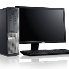 Refurbished DELL Optiplex 9010 SFF Desktop CPU Intel Core i5 3.40GHz 4GB RAM 500GB HDD DVDRW Free DOS 19" TFT Keyboard & Mouse Complete set Black 6 Months Warranty