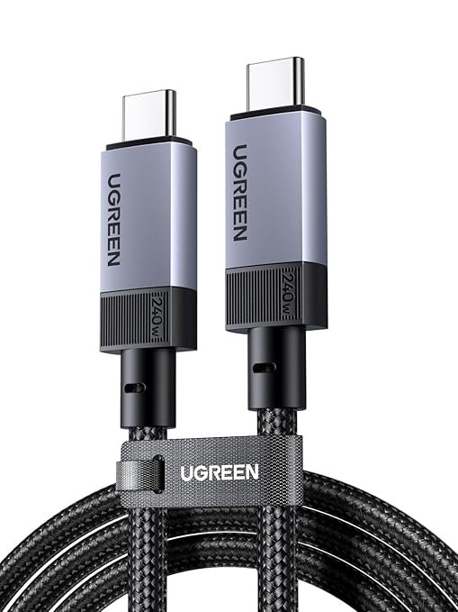UGREEN 240W USB C to USB C 3.2 Gen2 Cable Fast Charging 10Gbps 4K 60Hz 6.6FT(2m) Cable