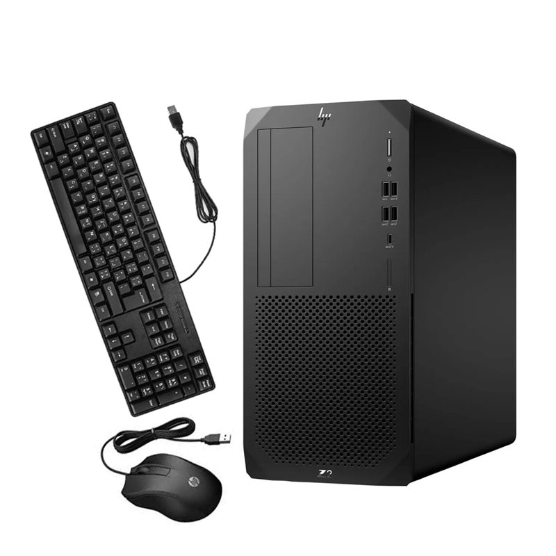 HP Z2 G5 Tower Workstation 10th Gen Intel Core  i7-10700K 16GB DDR4 SDRAM RAM 512GB HP Z Turbo Drive PCIe NVMe TLC SSD Intel UHD Graphics 630 CPU Only Keyboard & Mouse Included Boxed 1 Year Dealership Warranty