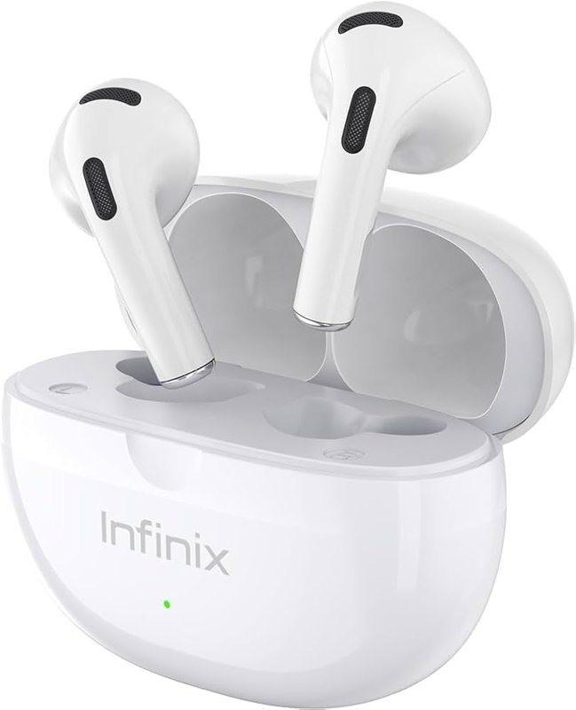 Infinix XBuds 3 XE31 Bluetooth Earbuds Clear Calls & Sound Ai ENC Noise Cancellation Long Battery life 30 hours True Wireless Earbuds