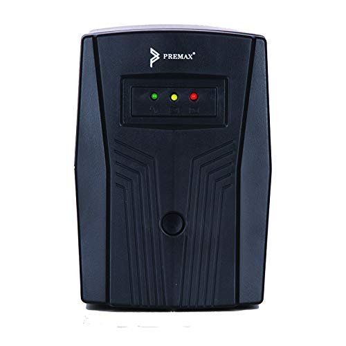 Premax UPS 690VA/415W 230 Volts Overload Protection Surge Protection 2 Universal Sockets Automatic Voltage Regulation