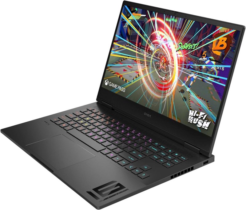 HP OMEN 16t-wf100 Gaming Laptop 14th Gen Intel i7-14700HX 20-Core 16GB RAM 512GB PCIe NVMe TLC M.2 SS 16" FHD Display 8GB GDDR6 NVIDIA GeForce RTX 4070 Laptop GPU HP True Vision 1080p FHD Camera 1 Year Manufacturer Warranty