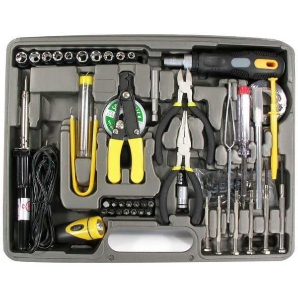 S-Tek 56 Piece Universal Computer Tool Kit Networking Repair Tool-Kit