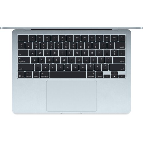 Apple MacBook Air M4 Chip (MC6T4) 13.6" Liquid Retina Display 16GB RAM 256GB SSD 1080p FaceTime HD camera MacBook Air MC6T4LL/A 2025 Sky Blue