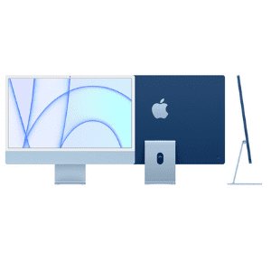 Apple iMac M1 Chip 8GB Unified RAM 256GB SSD 24" 4.5K Retina Display 1080p FaceTime HD Camera (Mid 2021)
