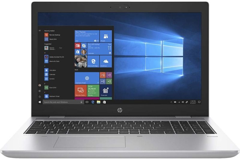 HP ProBook 650 G4 Notebook PC Intel Core i7-8550U 15.6" HD SVA eDP Anti-glare Display 8GB DDR4 RAM 256GB DDR4-2400 SDRAM Intel UHD Graphics 620 720p HD HP Privacy Camera Ex Uk 6 Months Warranty