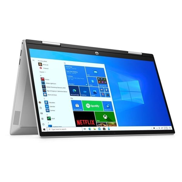 HP Pavilion 14 x360 Intel Core i5 11th Gen 8GB RAM 256GB SSD Intel Iris Graphics 14" FHD HP Wide Vision 720p HD Camera Audio by B&O Windows 11 Silver Certified Refurbished Boxed 1 year Dealership Warranty