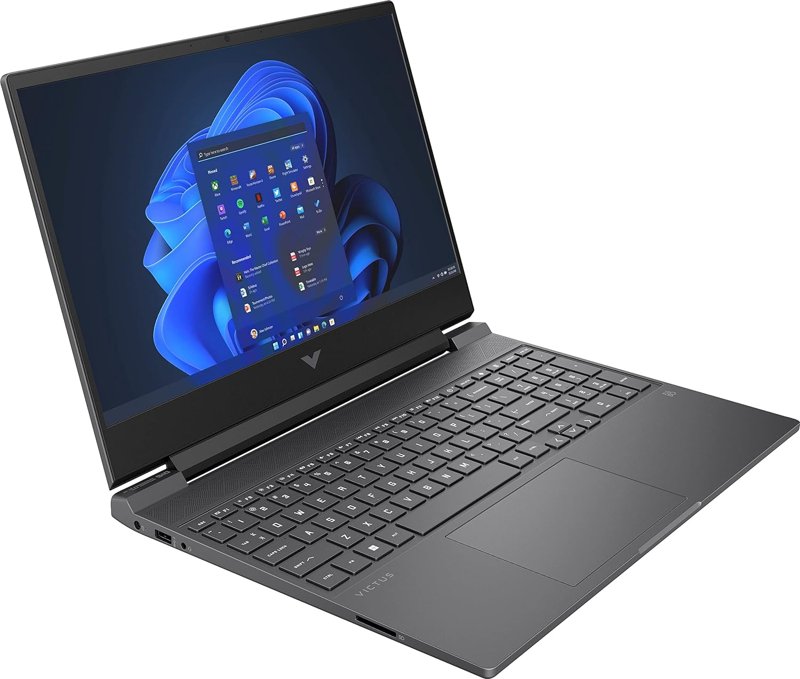 HP VICTUS-15-FA0033DX Laptop 2024 Intel i5-12450H 8GB DDR4 SDRAM 512GB SSD 15.6" FHD IPS Multi-Core NVIDIA GeForce RTX 3050 4GB Backlit Keyboard Wi-Fi 6 Windows 11 Home 