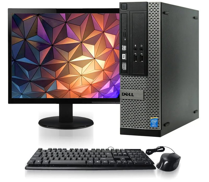 Dell Optiplex 7020 Desktop Core i5 4th Gen 3.3GHz Processor 4GB RAM 500GB HDD CPU Keyboard Mouse 22 inch Monitor Free dos EX UK 6 Months Warranty