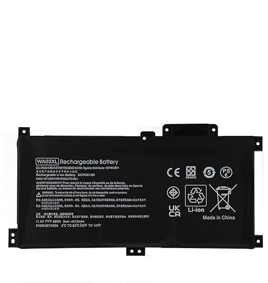 HP WA03XL Laptop Battery Compatible for HP Pavilion X360 14-BA 15-BR 15-BK 15-BR001TX Series