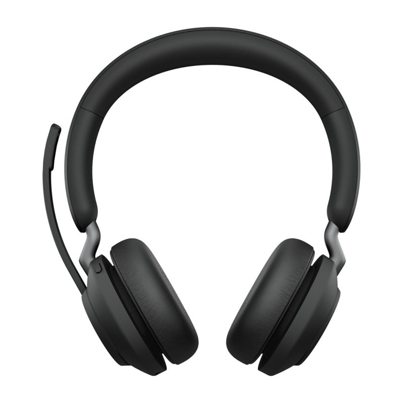 Jabra Evolve2 65 LINK380C MS Stereo Wireless On-Ear Headset with Stand