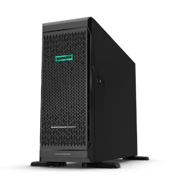 HPE ProLiant ML350 Gen10 Intel Xeon 4214R (12-Core, 2.1GHz, 125W) 32GB RDIMM DR 2933 MT/s 800W HPE FlexSlot Power Supply HPE Embedded 4x1Gb iLO (standard) P408i-a w/2GB with Smart Storage Battery No Optical Drive No Mouse No Keyboard Server Warranty includes 3-Year Parts 3-Year Labor 3-Year Onsite Support Tower 4U