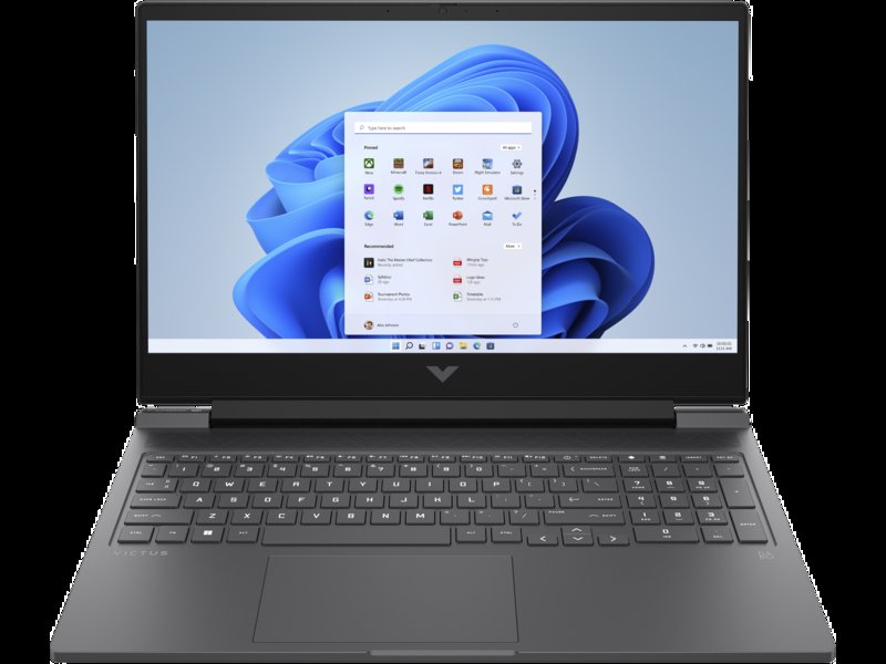 HP Victus 15-fb2063dx AMD Ryzen 5 7535HS 15.6" FHD 144Hz Display 8GB DDR5 RAM 512GB PCIe Gen4 NVMe M.2 SSD 4GB GDDR6 AMD Radeon RX 6550M Dedicated Graphics HP Wide Vision 720p HD Camera Dual Speakers Backlit Keyboard Mica Silver 1 Year Warranty Windows 11 Home