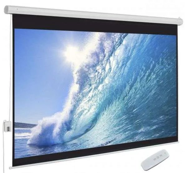240 cm x 240 cm Electric Projector Screen (94 by 94 inches)