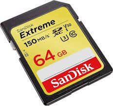 SanDisk Extreme 64GB SDXC UHS-I Card For Camera