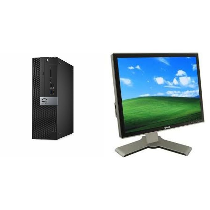 Dell Optiplex 7040 SFF 6th Gen Intel Core i5-6500 Quad-Core 8GB RAM 320GB HDD ROM Integrated Intel HD Graphics 530 Plus 20" Dell Monitor