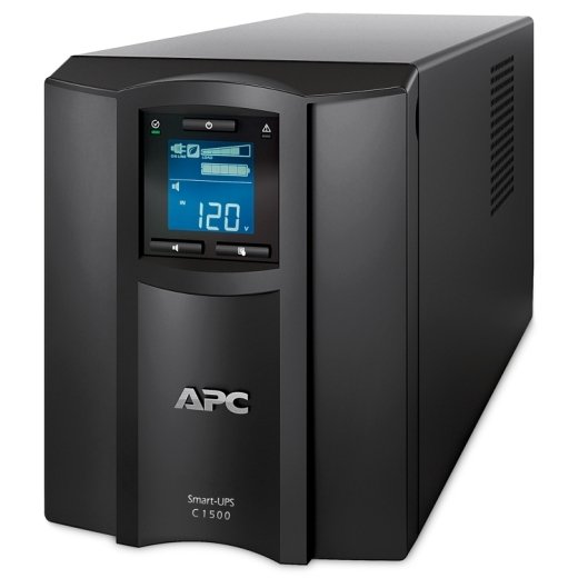 APC Smart-UPS 1500VA SMT1500I Uninterruptible Power Supply Line Interactive, AVR LCD Panel 8 Outlets IEC-C13 Shutdown Software