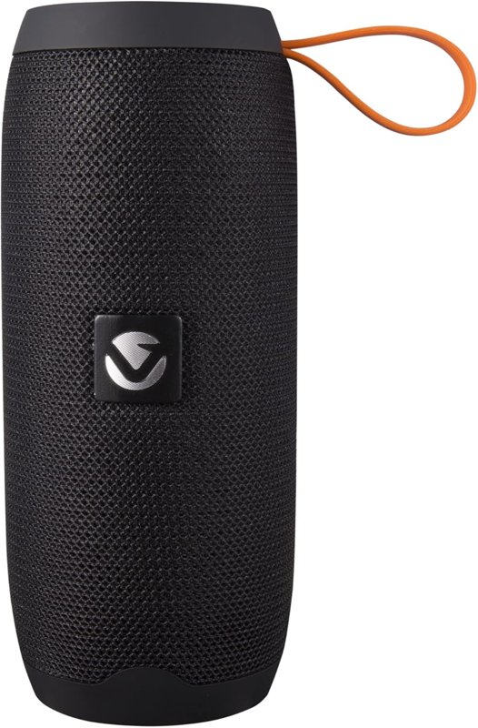 Volkano Wireless Bluetooth Speaker w/Microphone Portable Speaker Mini Boom Box Small Bluetooth Speakers for Outdoor 10W True Wireless Sound FM Radio/SD Card Reader/USB/AUX Stun Series