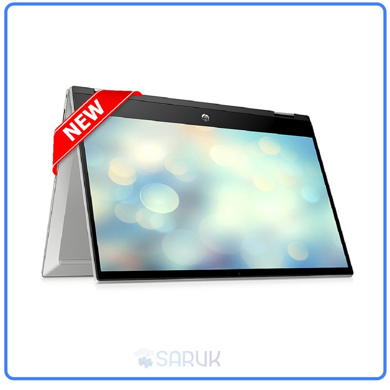 HP Pavilion x360 Convertible 14-dw1076nr 11th Gen Intel Core i5-1135G7 8GB RAM 256GB SSD 14"FHD IPS LED TouchScreen Display Bluetooth WiFi Webcam Intel Iris Xe Graphics HP Wide Vision 720p HD Camera Audio by B&O Windows 11 1 Year EA Warranty