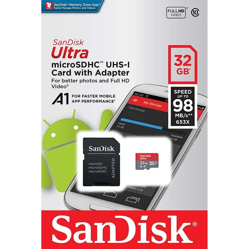 Sandisk micro SDHC-32GB