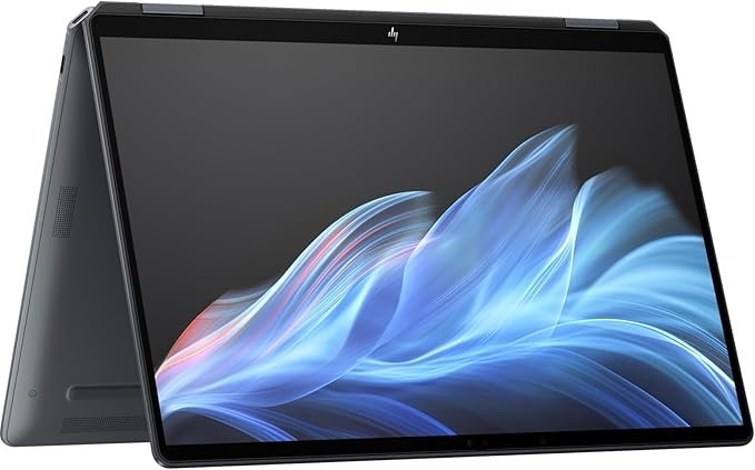 HP OmniBook Ultra Flip 14t-fh000 2-in-1 Next Gen AI Laptop Intel Core Ultra 7 258V 32GB LPDDR5x RAM 2TB PCIe NVMe M.2 SSD 14" 3K Touchscreen Display Intel Arc Graphics 9MP IR AI Camera Windows 11 Home Poly Studio with Dual Speakers and HP USB-C Pen (9F2B9AV)
