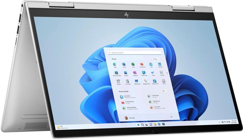 HP Envy 14 X360 14-es1023dx 2-in-1 Intel Core 7 15th Generation 5.4GHz 16GB RAM 512GB SSD 14" FHD IPS TouchScreen Webcam Fingerprint Bluetooth Wi-Fi Windows 11 Home Intel Iris Silver 1 Year Manufacturer Warranty
