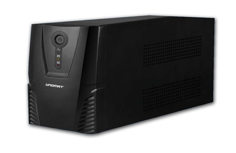 Unomat 650VA UPS Microprocessor Controlled Overload and output short circuit protection Automatic voltage protection