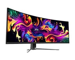 MSI MPG 491CQPX 49" QD-OLED 5K QHD 1440p HDR 240 Hz Curved Ultrawide Gaming Monitor