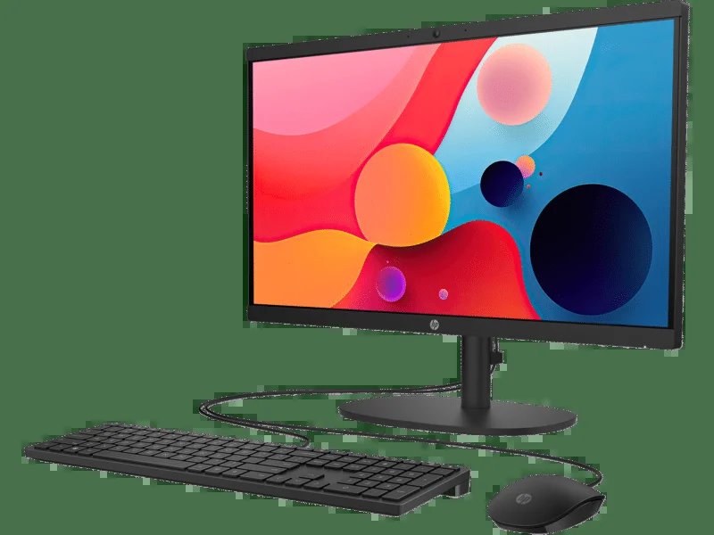 HP All-in-One Desktop 22-dg0013nh (A99BKEA) Intel Core i3-N300 8GB DDR5-4800 MT/s RAM 512GB PCIe NVMe M.2 SSD 21.5" Diagonal FHD Display Integrated Intel® UHD Graphics Black 1 Year Warranty