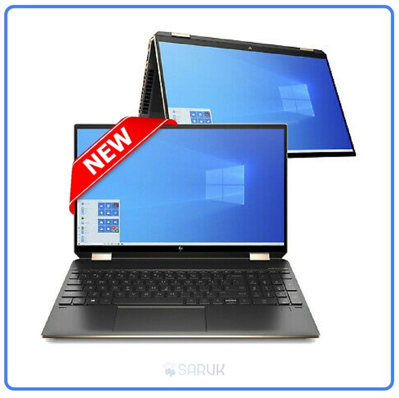 HP Spectre 13 x360 11th Gen Intel Core i7-1165G7 2.8GHz 16GB RAM 1TB SSD Plus 32Gb optane 13.5" Touch Screen Display Webcam Bluetooth WiFi Windows 11 Home Backlit Keyboard 1 Year Dealership Warranty