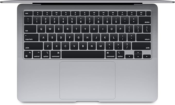 Apple Macbook Air M1 Chip 8GB RAM 256GB SSD 13.3" Display Space Grey (MGN63LL/A) 1 Year Warranty