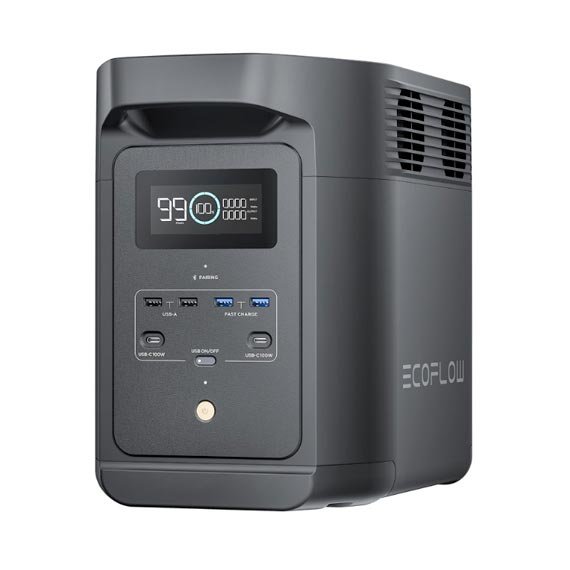 ECOFLOW EFE980-UK EF-RV-H08-1 Portable Power Station 500W, 980Wh (Includes Free 6-in-1 Rechargeable Fan with LED Lamp)