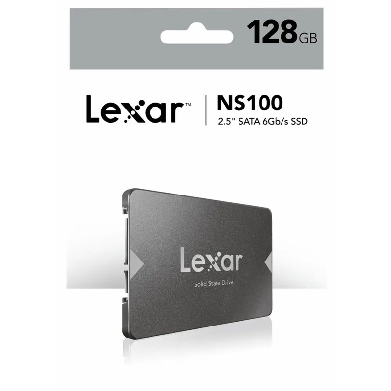 Lexar 128GB NS100 2.5 SATA III (6Gb/s) Internal SSD LNS100-128RB