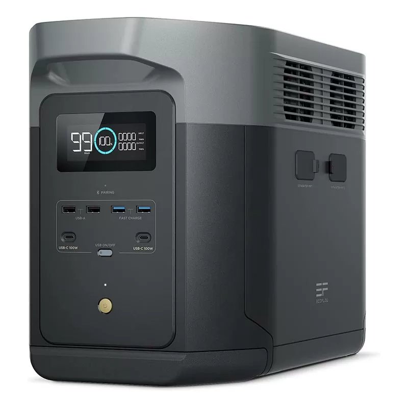 EcoFlow Delta 2 Max Portable Power Station 2048Wh Reliable Home Backup Power (2400W, 2048Wh) – EFDELTA2MAX-UK